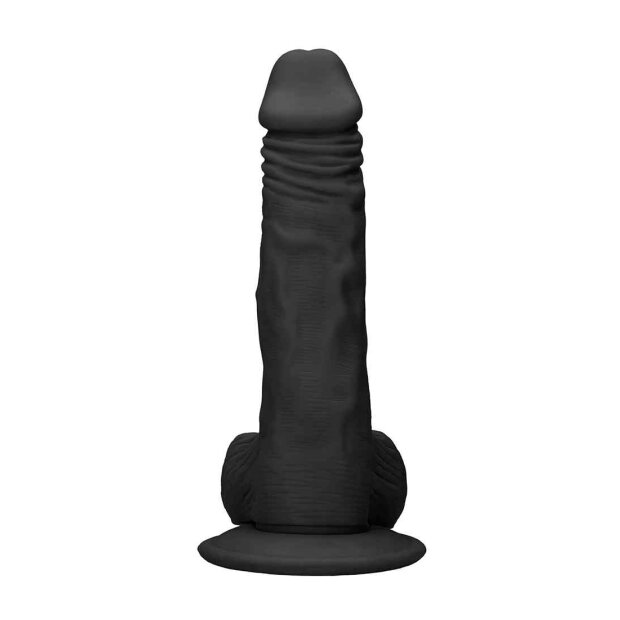 Dong with testicles 8" Black