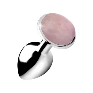 Gemstones - Rose Quartz Gem Small Anal Plug 2,8 cm