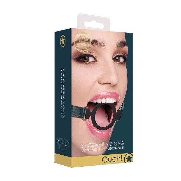 Ouch Halo - Silicone Ring Gag - Green
