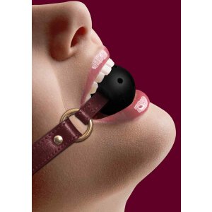 Ouch Halo - Breathable Ball Gag - Burgundy