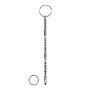 Urethral Sounding Metal Ribbed Dilator With Ring