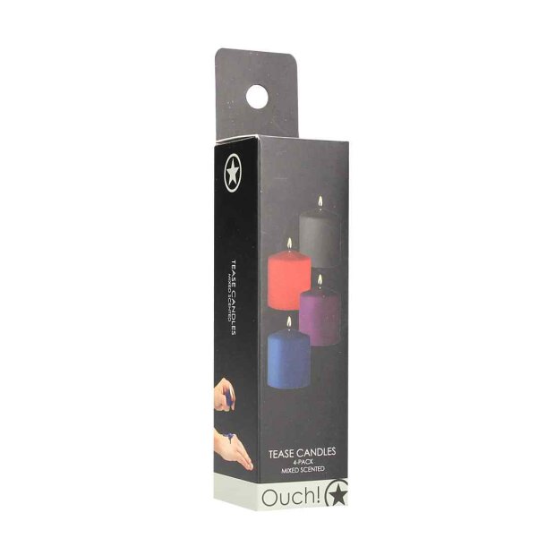 Tease Candles - Mix scent - 4 Pieces - Mix - 175 g