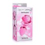 Booty Sparks Glass Large Anal Plug - Pink Rose 3,8 cm