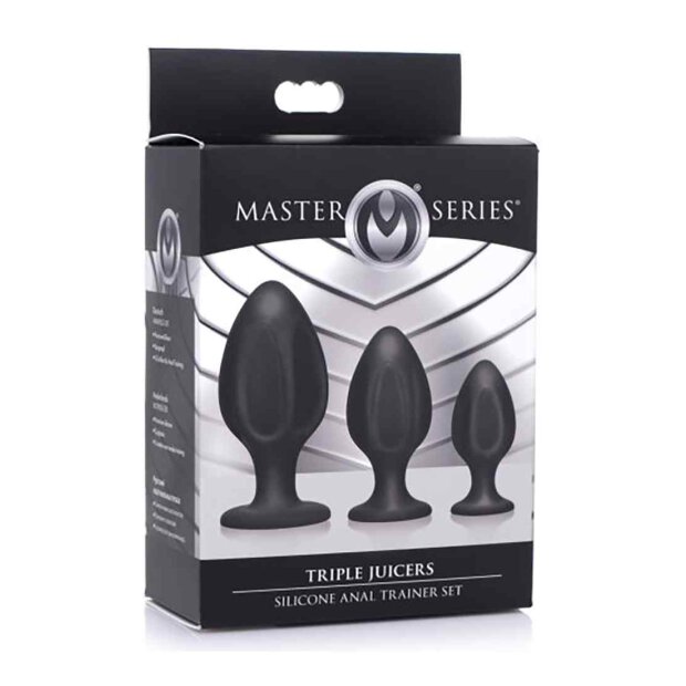 Master Series Triple Juicers Silicone Anal Trainer Set