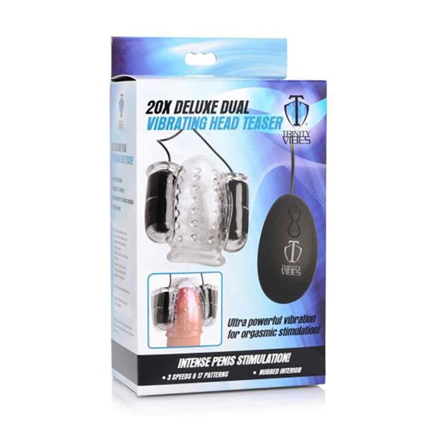Trinity Vibes 20X Deluxe Dual Vibrating Head Teaser