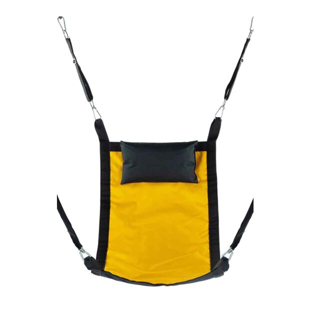 Rectangular canvas sling - 4 points - Full set - Yellow