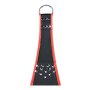 Leather Sling with Red Piping - 5 Points - Black