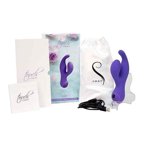 Swan Solo Rabbit Vibrator Purple