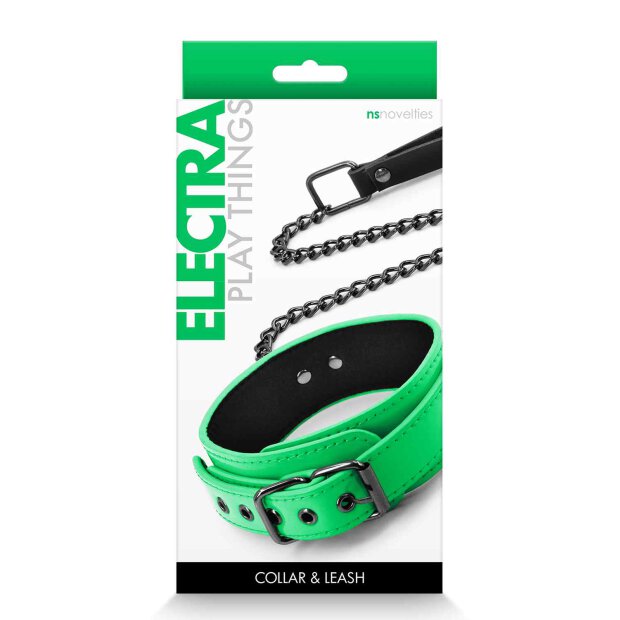 Electra Collar And Leash Green