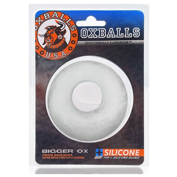 Oxballs BIGGER OX Cockring - Clear Ice