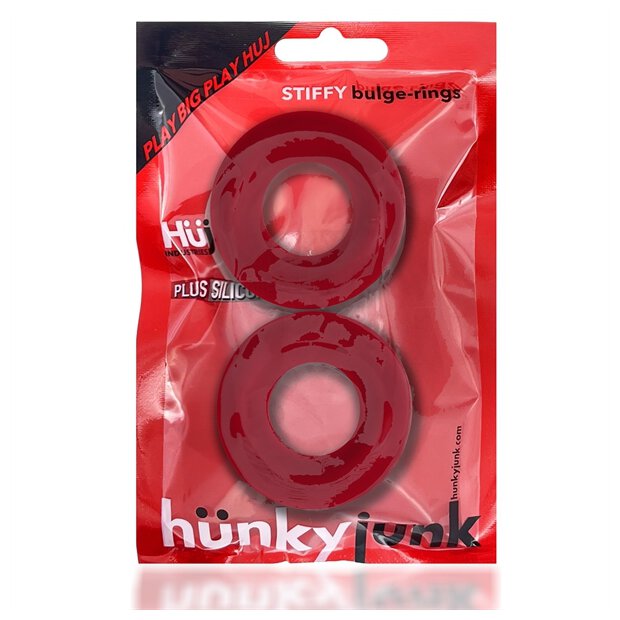 Oxballs STIFFY 2-pack Bulge Cockrings - Cherry Ice