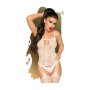 PENTHOUSE Eye Of The Storm Strapsbody mit Spitze weiß S - XL
