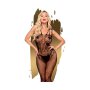 PENTHOUSE Dirty Mind Catsuit mit Spitze offen schwarz S - XL
