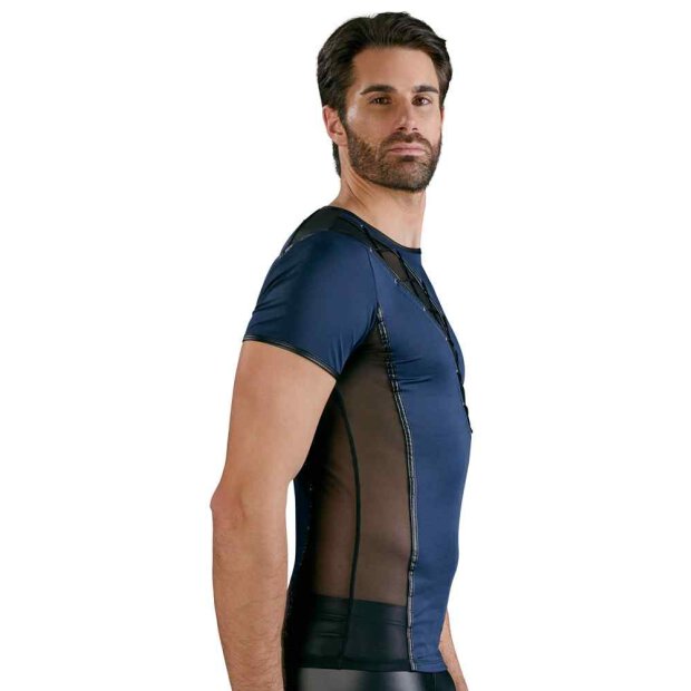 Herren Shirt Marineblau S - 2XL