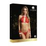 Le Désir Snow Angel Lace Lingerie Set Red One Size - Queen Size