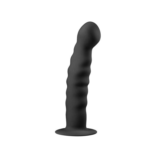 Silicone Suction Cup Dildo Black