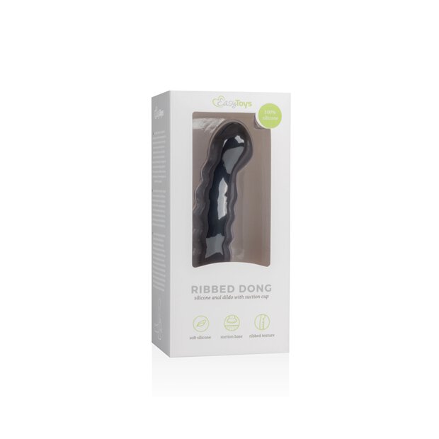 Silicone Suction Cup Dildo Black