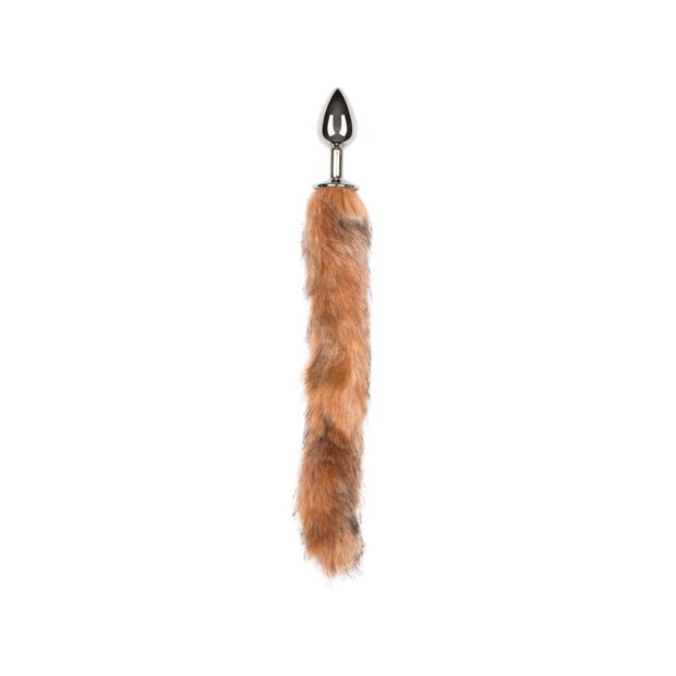Fox Tail Plug No. 7 Silver 2,7 cm