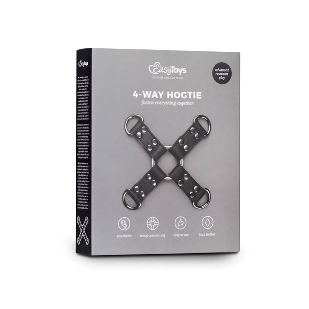 Black Leather Hogtie