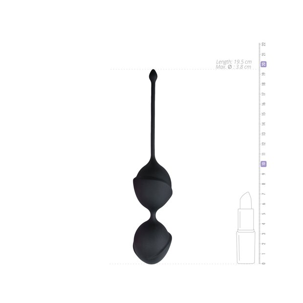Black Double Vagina Balls