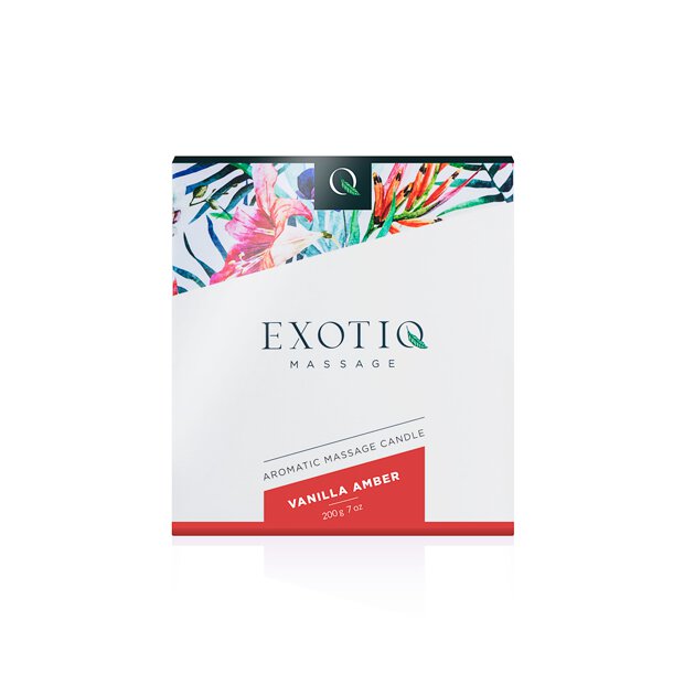 Exotiq Massage Candle Vanilla Amber 200g