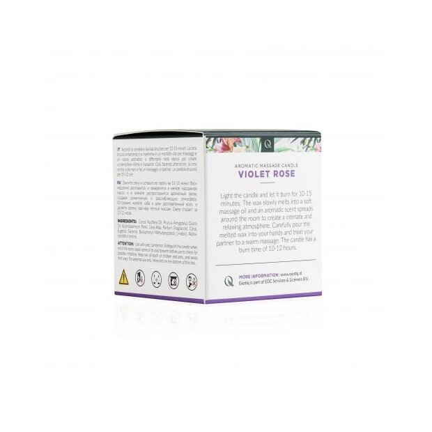 Exotiq Massagekerze Violet Rose 60g