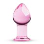 Pink Glass Buttplug 4,3 cm