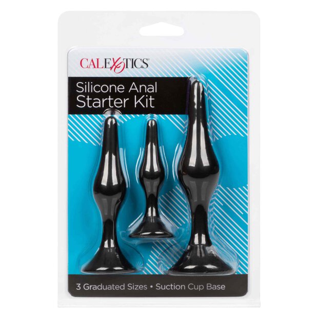 Silicone Anal Starter Kit Black