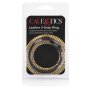 Leather 3-Snap Ring Black