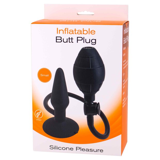 Inflatable Butt Plug S Black