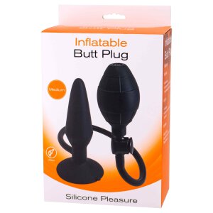 Inflatable Butt Plug M Black