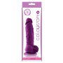 ColourSoft Soft Dildo Purple 17cm