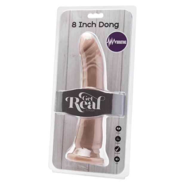 Dong 8 inch Vibrating Skin