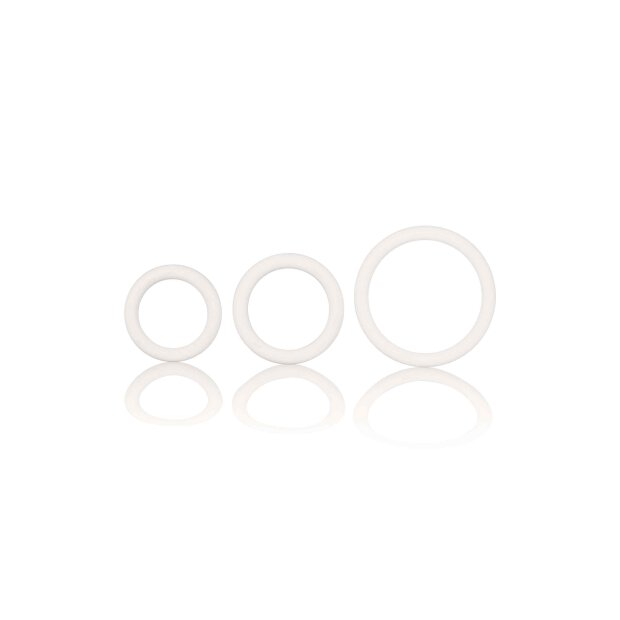 Rubber Ring - 3 Piece Set White