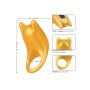 Horny AF Vibrating Cock Ring Yellow