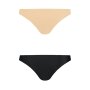 Bye Bra - Invisible Brazilian Nude + Black S