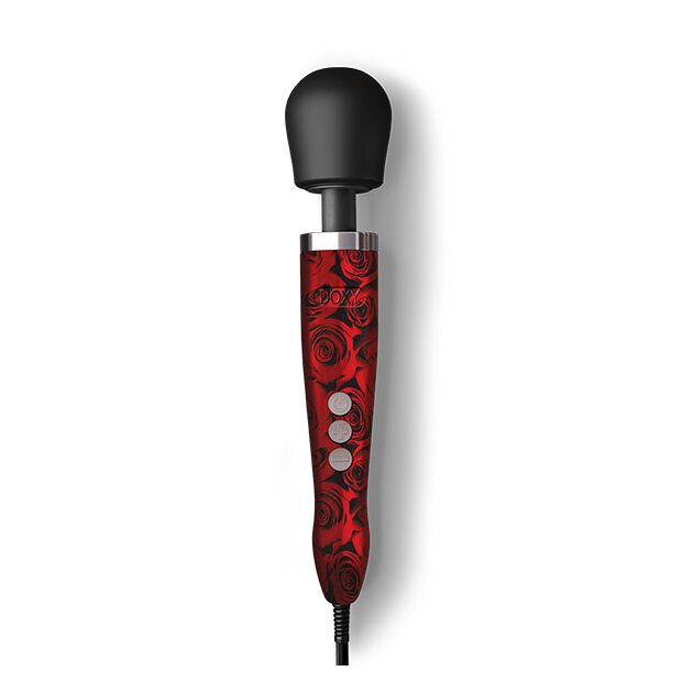 Doxy Die Cast Wand Massager Rose Pattern
