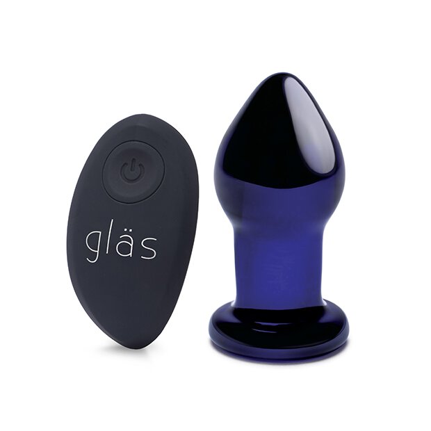 Glas Rechargeable Remote Controlled Vibrating Butt Plug