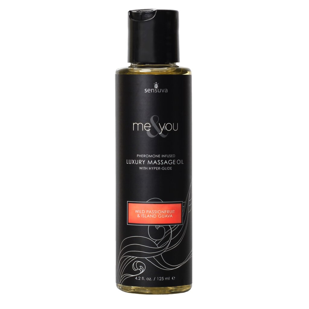 Sensuva Me & You Wild Passion Fruit & Island Guava Massage Oil 125
