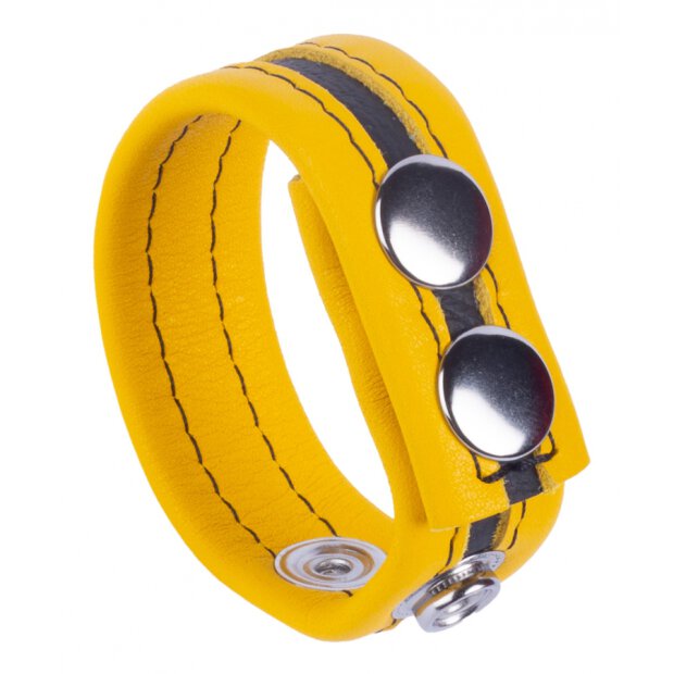 Leather Cockring Tippy Yellow