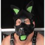 Puppy Set Green Leather Ears And Tongue