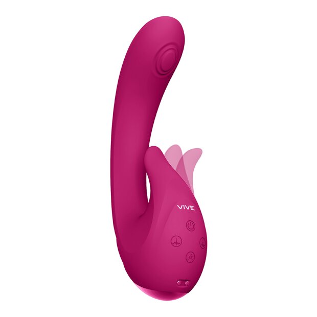 Miki - Pulse Wave & Flickering G-Spot Vibrator - Pink