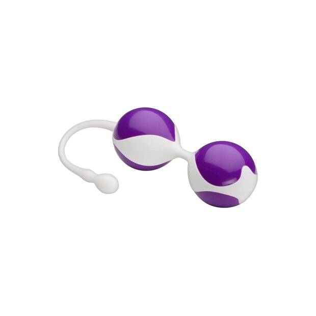 Pro Sensual 35 mm Kegel Ball - White & Purple