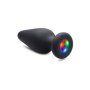 Booty Sparks Silicone Light-Up Small Anal Plug - Black 2,8 cm