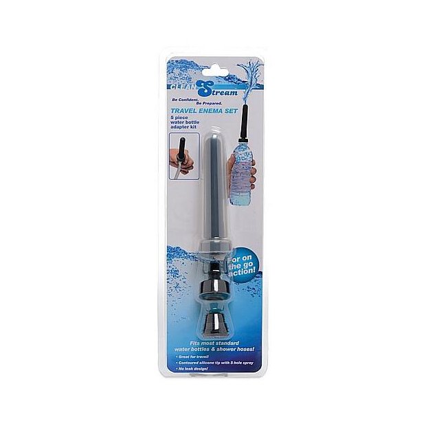 CS Travel Enema Set 5 Piece Water Bottle Adapter Kit