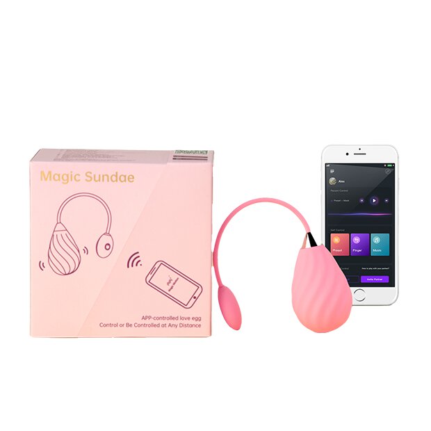 Magic Motion Magic Sundae App Controlled Love Egg Pink