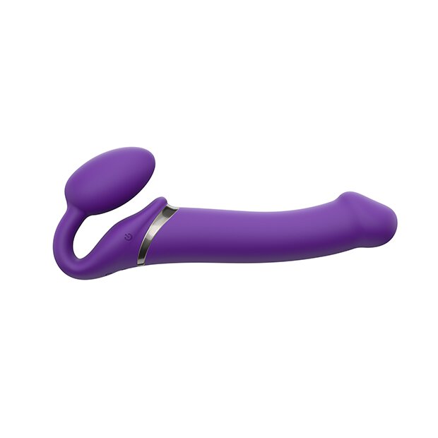 Strap-On-Me Vibrating Bendable Strap-On L Purple