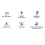 Strap-On-Me Vibrating Bendable Strap-On M Purple
