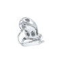 Belted Chastity Device with Ball Divider