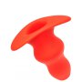 Plug Tunnel Stretch Red Extra large 16 x 7.5cm